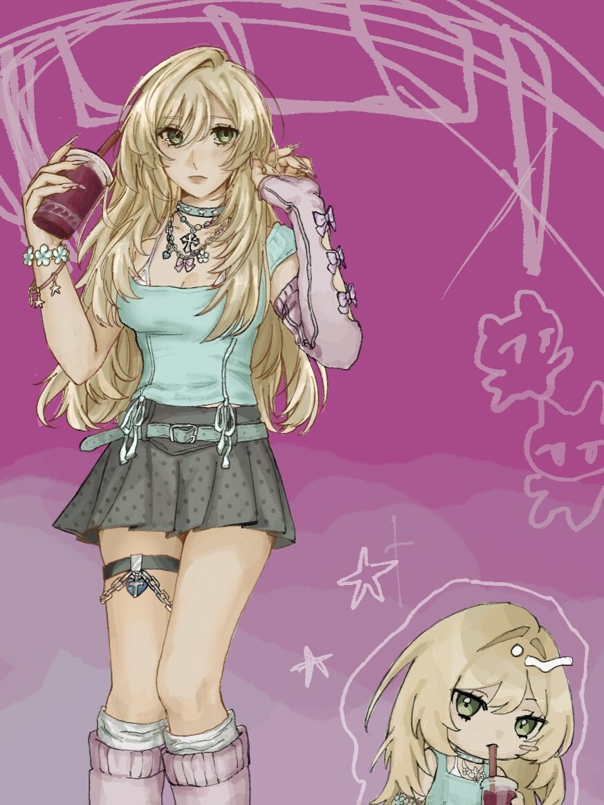 可愛い女の子のSNSアイコン・立ち絵を描きます アナログイラストのようなタッチが得意です！ イメージ3