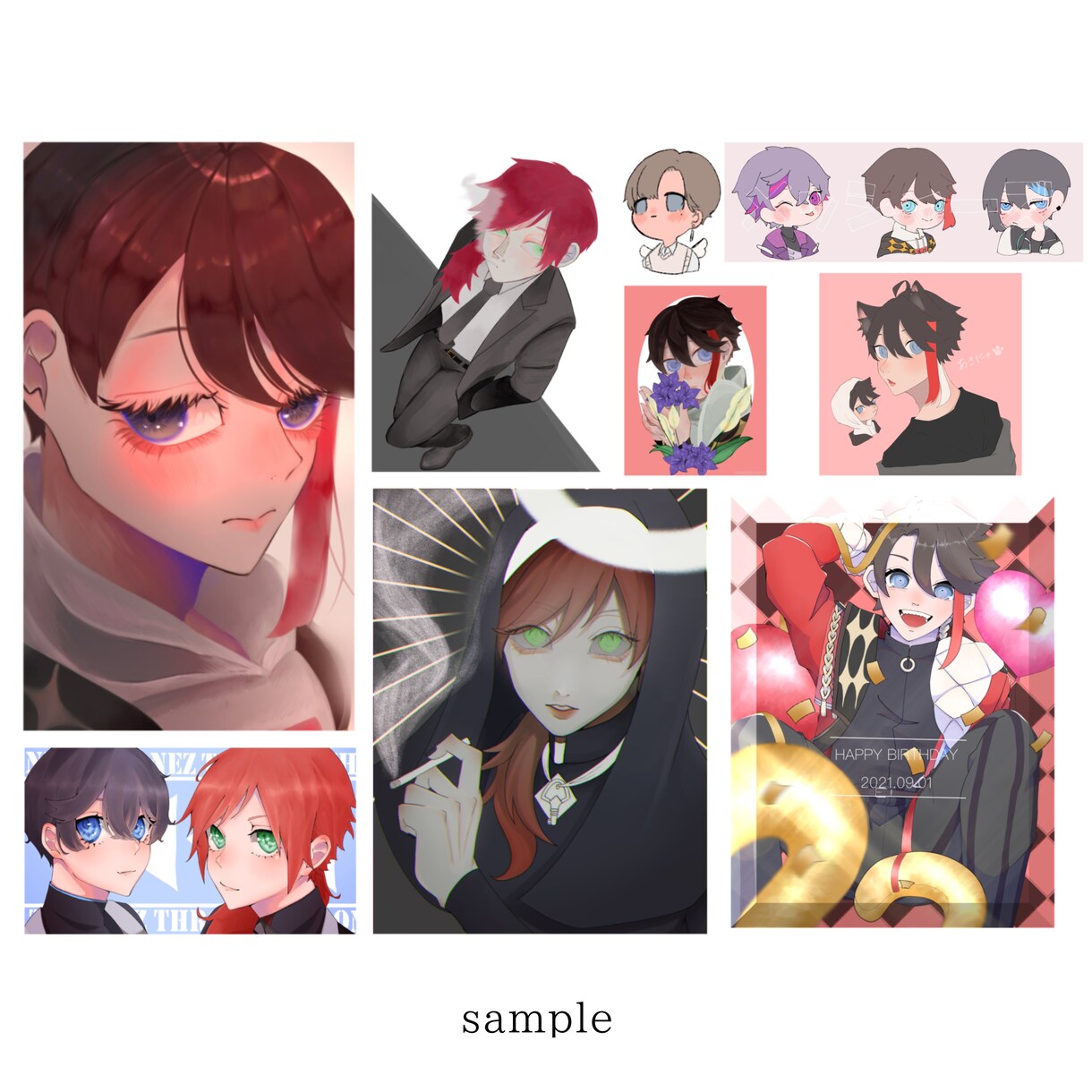 イラストオーダーおうけします アイコン、ヘッダー、サムネイル等用途に合わせたイラスト イメージ3