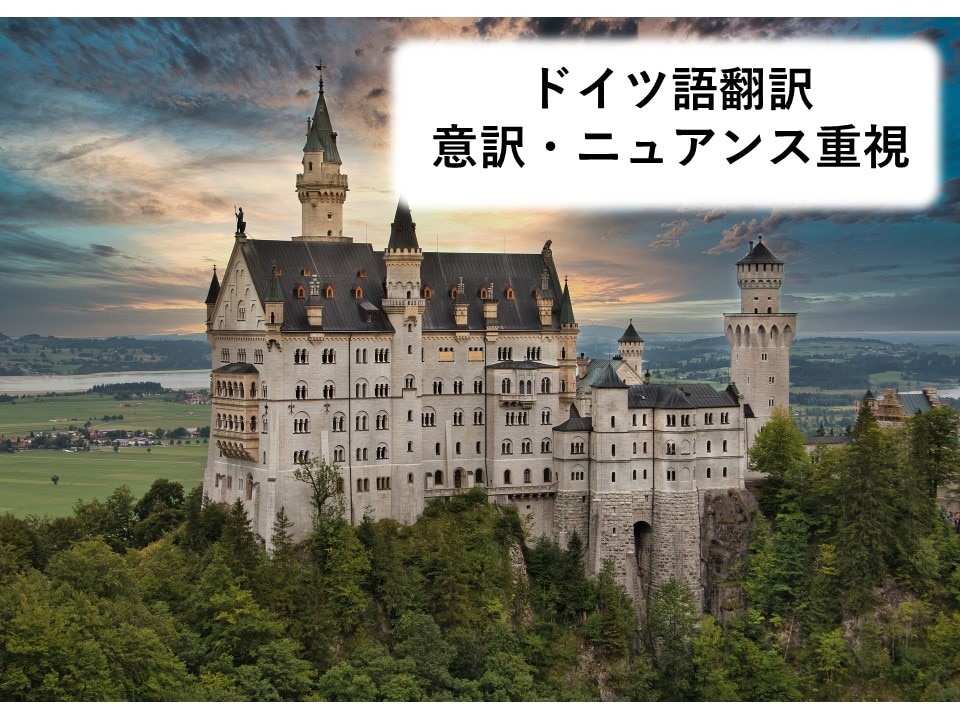 意訳・ニュアンスを重視したドイツ語翻訳をします 【ニュアンスを大切にした翻訳をご希望の方にお勧め！】 イメージ1