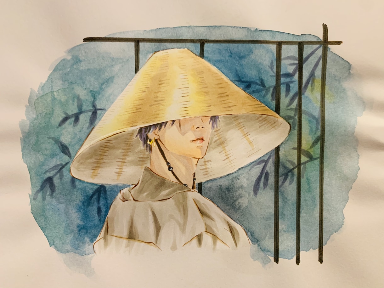 水彩でオリジナル似顔絵お描きします ご自身のプレゼントにいかがですが？(*´꒳`*) イメージ2