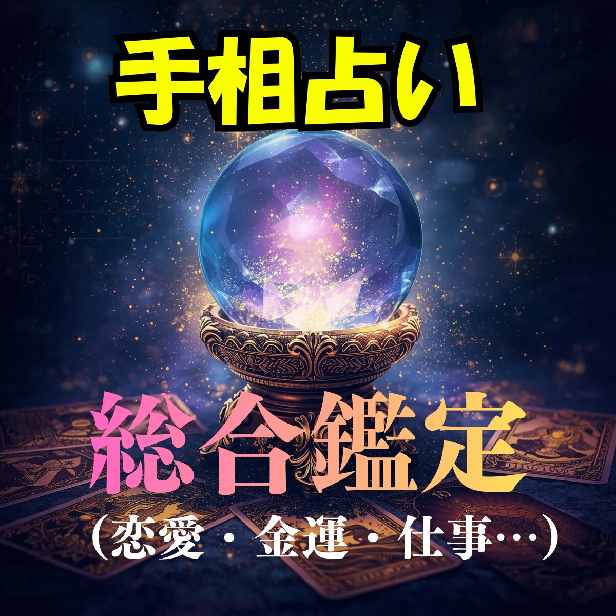 恋愛、金運、仕事、全て総合で占います あなたの運勢の流れを分かりやすく読み解きます イメージ1