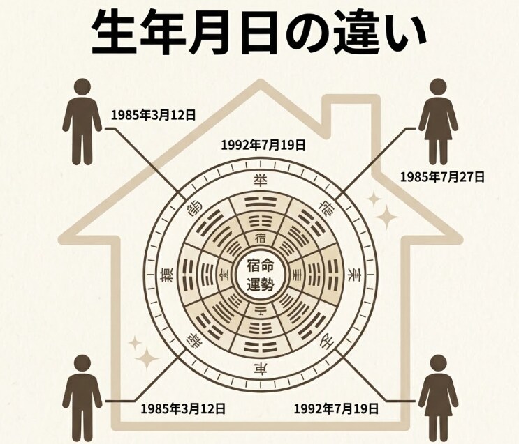 間取り図で玄関の向き・水回りの位置をチェックします 宅建士監修｜購入・引越し前の「気になる間取り」を整理 イメージ8
