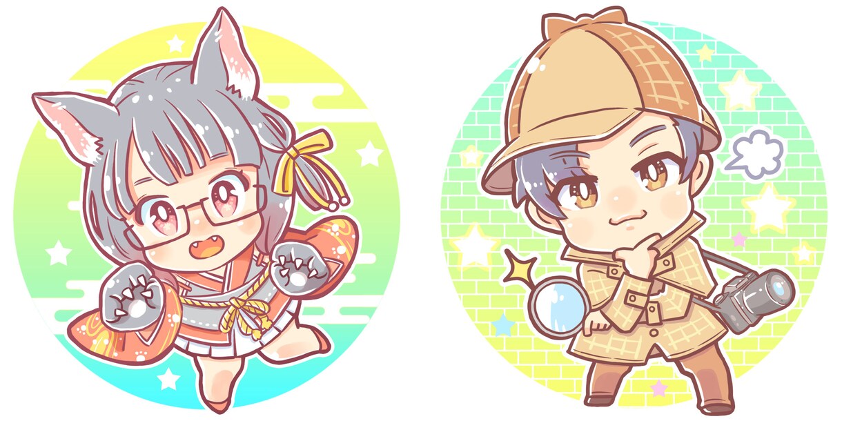 SNS用キャラアイコン描きます デザイン自由に対応いたします！他イラストも受付けます。 イメージ7