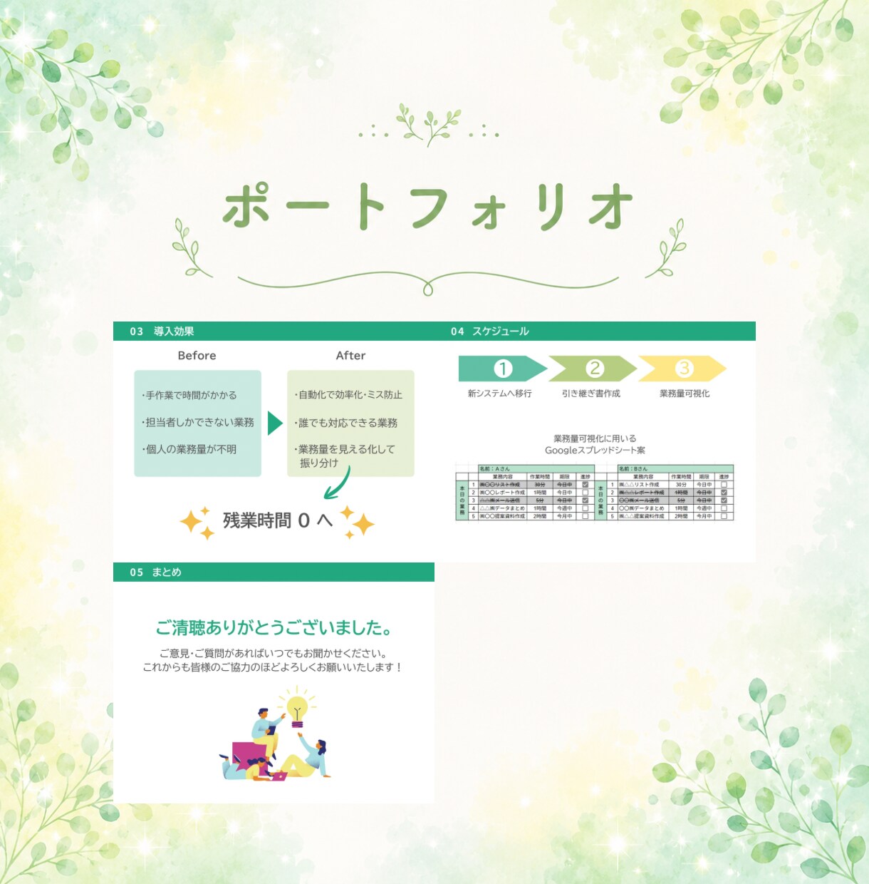 オンライン事務｜忙しいあなたの時間を作ります お試しプランあり！営業事務経験を活かした丁寧なサポート イメージ10
