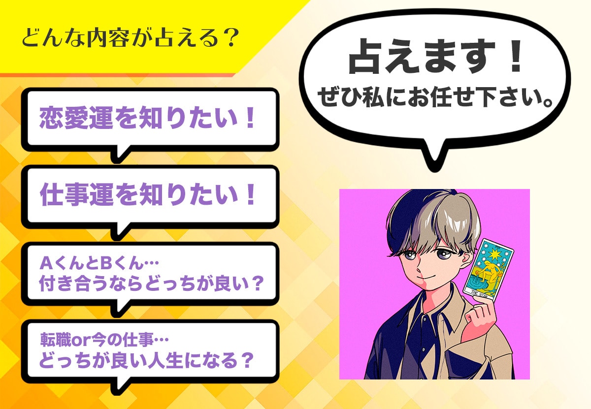 プチ鑑定｜"恋の未来"をワンコインで占います ☆カード2枚引き｜即日お届け【2人の未来・相手の願望】 イメージ2