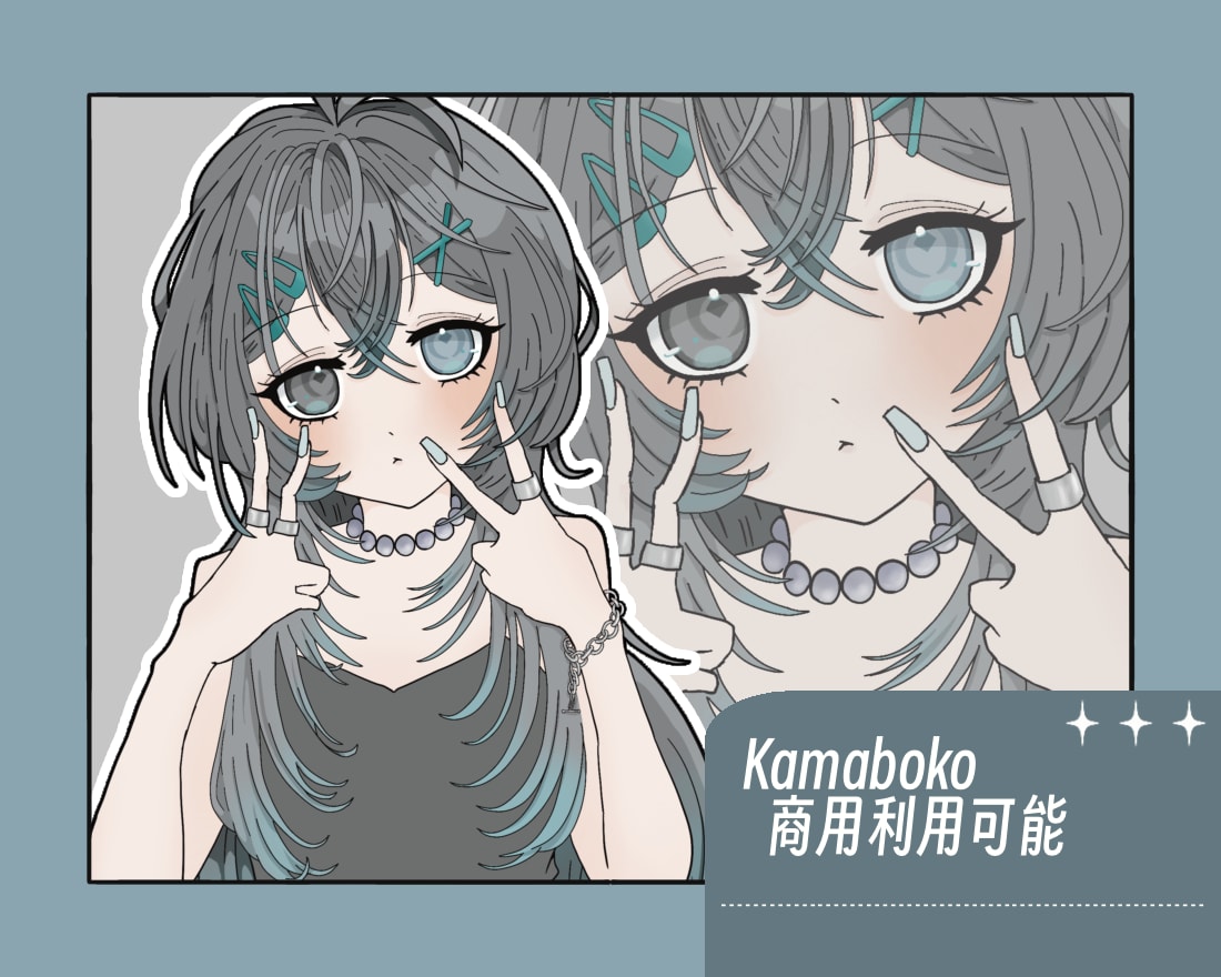 おしゃれなアイコンイラスト描きます 商用利用込み·簡易的な背景も+料金でつけれます イメージ1