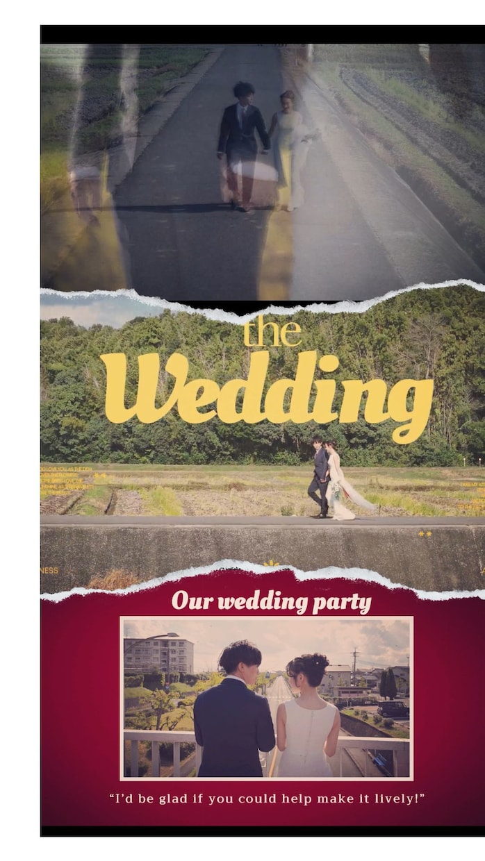 万バズ！フルオーダーで結婚式ムービー作成いたします 格安！出張撮影対応、ドローン撮影も！全国ご相談可 イメージ4