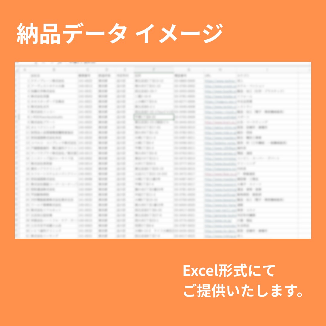 東京都品川区法人リスト(7125件)提供いたします 即日納品・Excel形式で使いやすい！ イメージ2