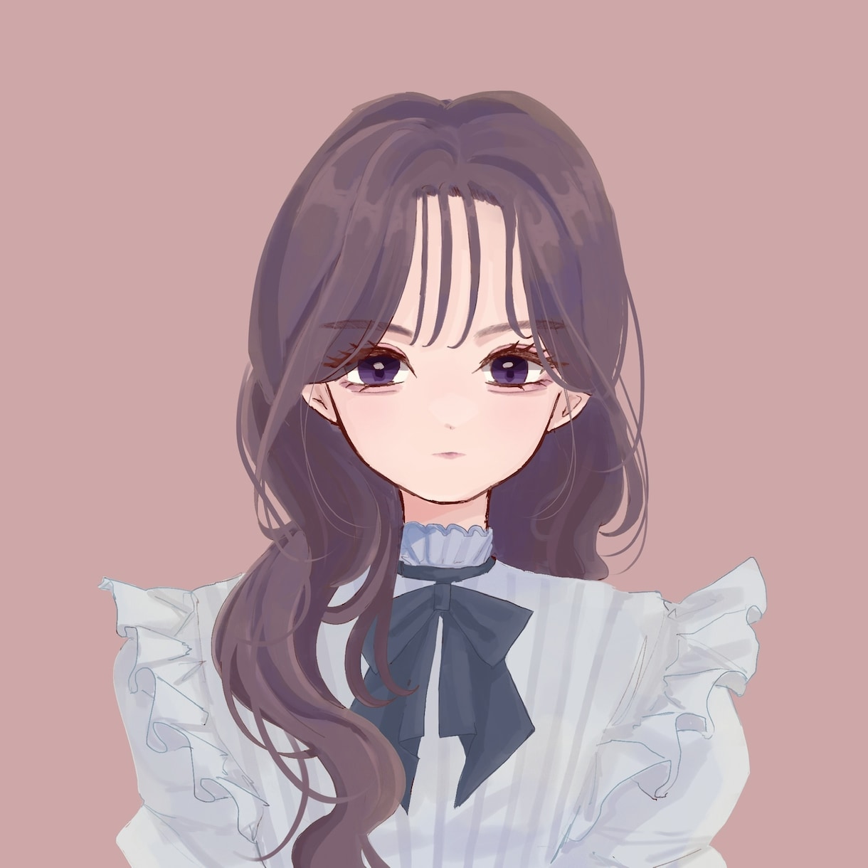可愛い女の子のアイコン描きます SNSアイコン、サムネイル用絵等に！可愛い女の子描きます！ イメージ2
