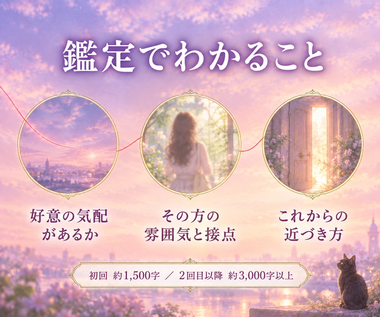 あなたを好きな人の気配を、想いの色で霊視します 私を好きな人はいる？好意・特徴・脈ありを視ます イメージ3
