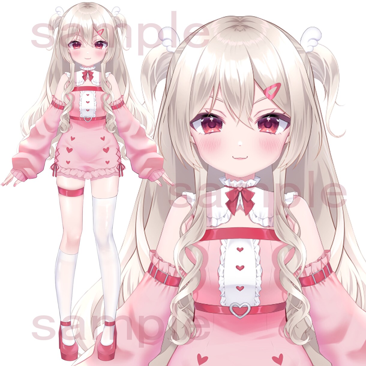 ５０パーツ～　Vtuber制作します ニーズに合わせた可愛い中心のVTuberを制作します。 イメージ3