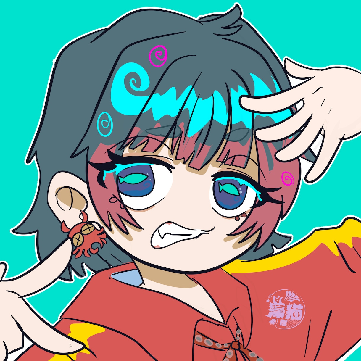 商用歓迎◆イラスト◆描きます 犬ねこ　メダカ　ヘビ　アガベなど動植物の絵はいかがですか？ イメージ1