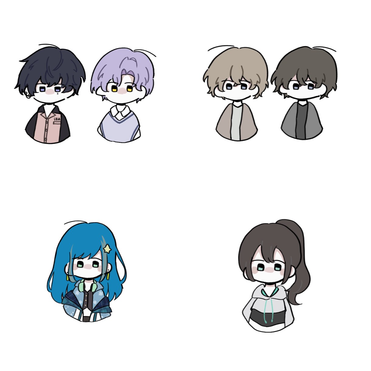 ゆるかわ手書き風｜イラストお描きします 2体¥1000 ｜ 個人様から活動者様まで誰でもOK イメージ5