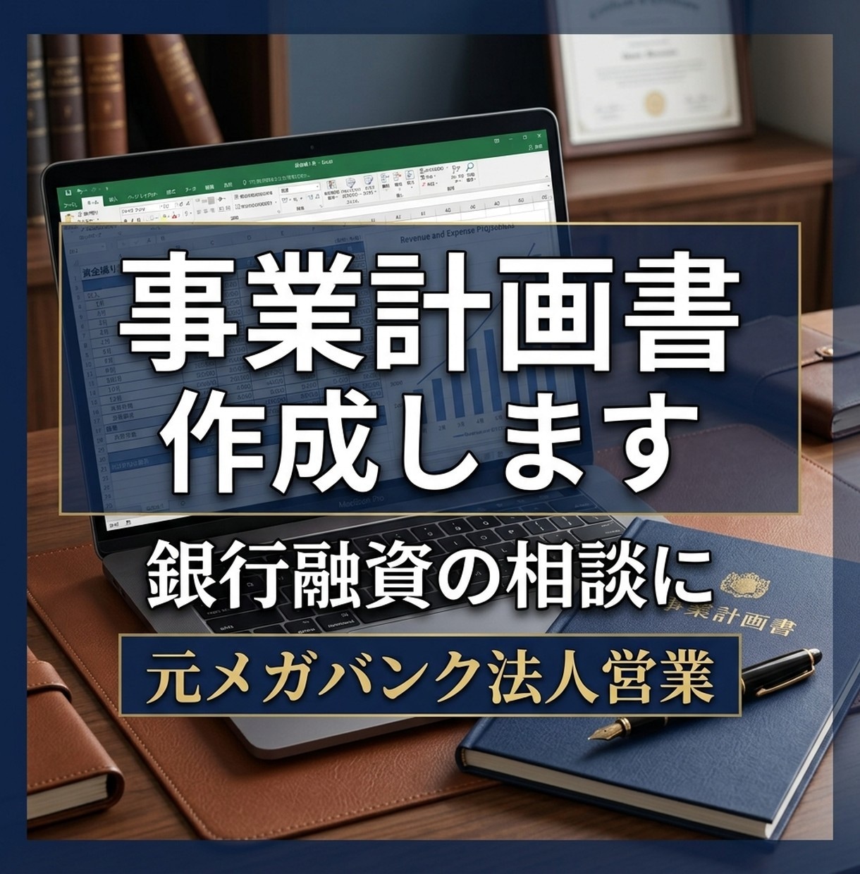 融資用の事業計画書を元メガバンク行員が作成します 決算書のある事業者様向け。資金の使い道と返済の筋道を明確に イメージ1