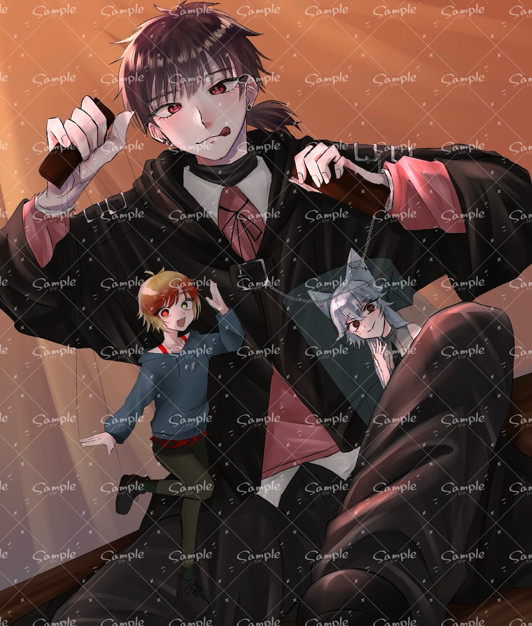 目が印象的なイラストをお描きします 表情や顔が印象的なイラストをおかきします！ イメージ2