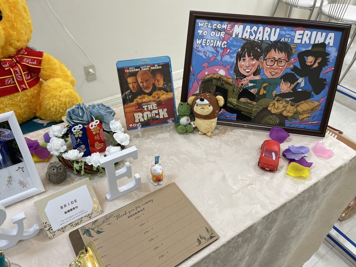 結婚式で使用するウェルカムボード描きます 漫画やアニメの世界観で他には無いイラスト描きます。 イメージ5