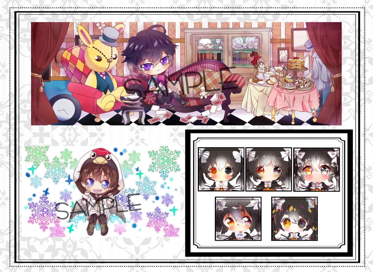 SDアイコン/イラスト作成します ディフォルメイラスト制作（グッズ絵歓迎）致します! イメージ9