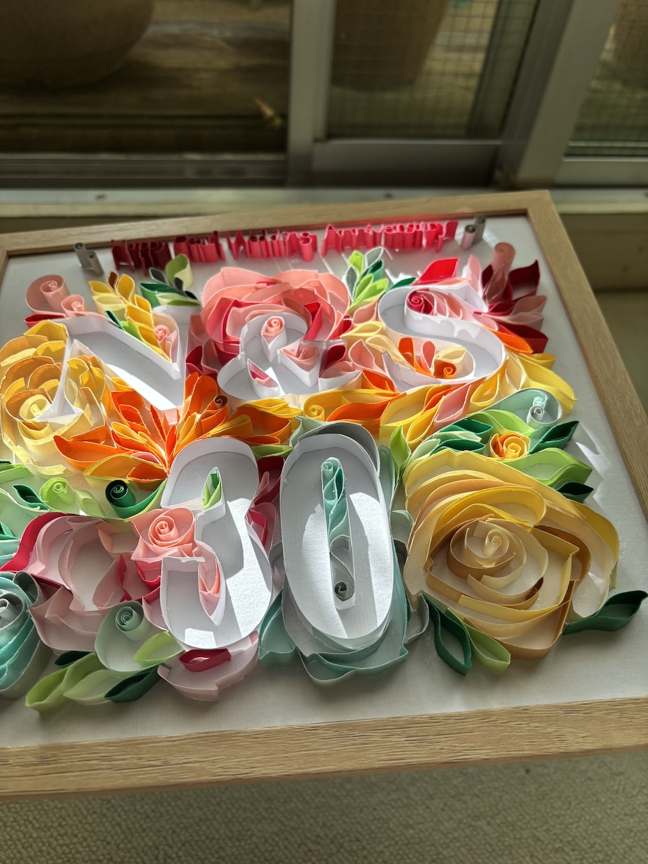 立体フラワーアートを紙で制作・販売します 紙で作る華やかな立体フラワーアート｜誕生日・記念日の贈り物に イメージ2