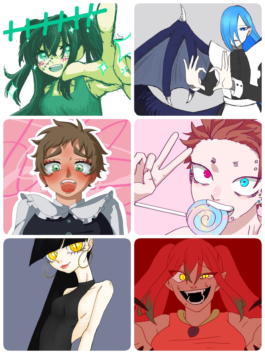 存在感あるキャラを描きます あなたのOCを格好良く魅力的に表現させて下さい！ イメージ2
