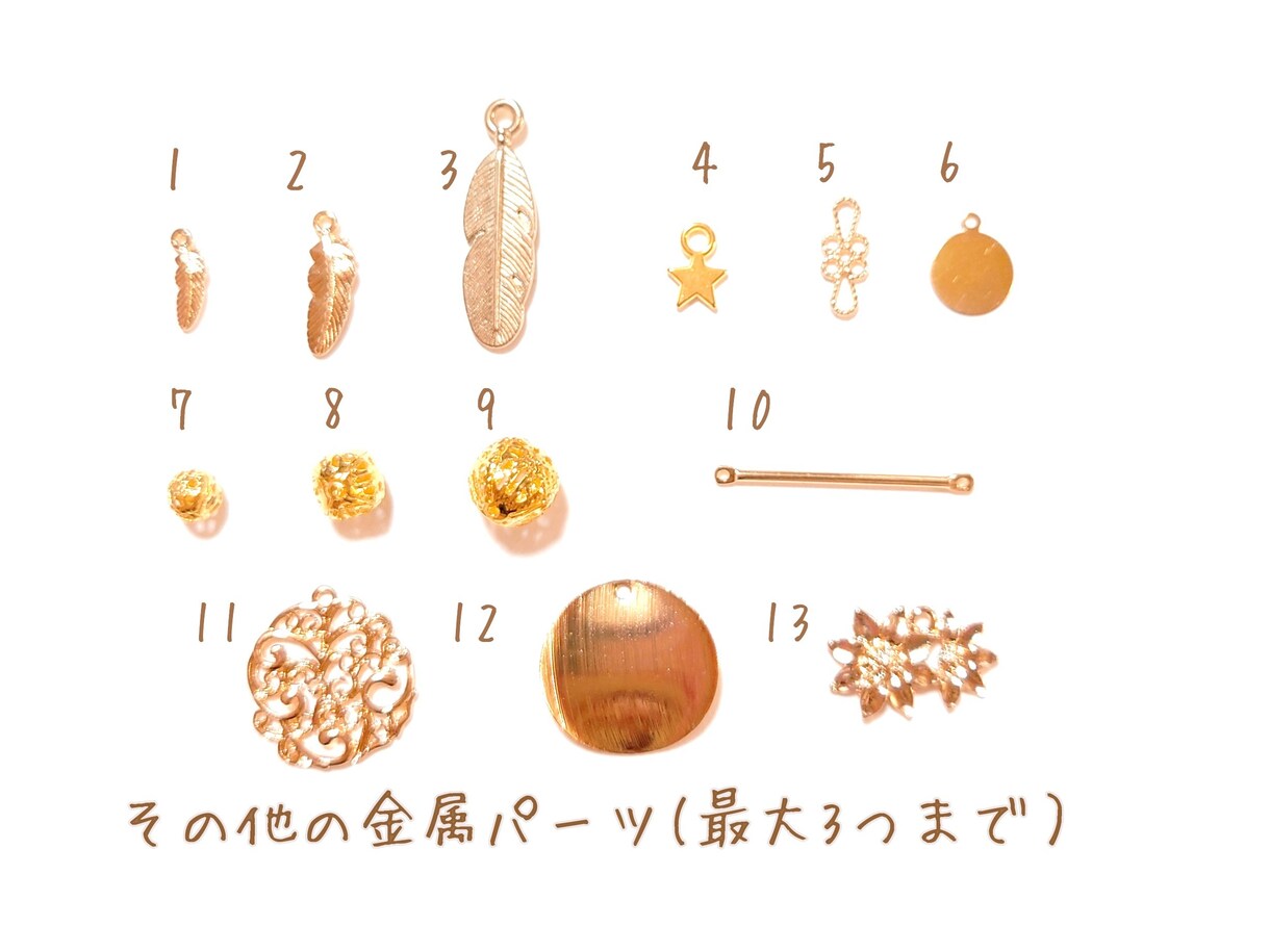 あなただけのセミオーダーメイドチャーム作ります 誕生石カラーイメージのスワロフスキーを添えて♪ イメージ4