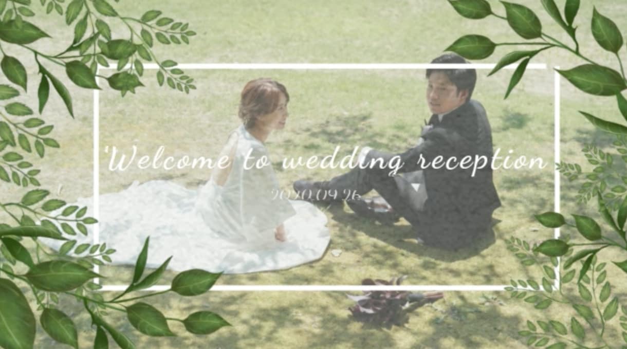 結婚式のオープニングムービー作ります しっとりとした雰囲気のあるオープニング！ イメージ2
