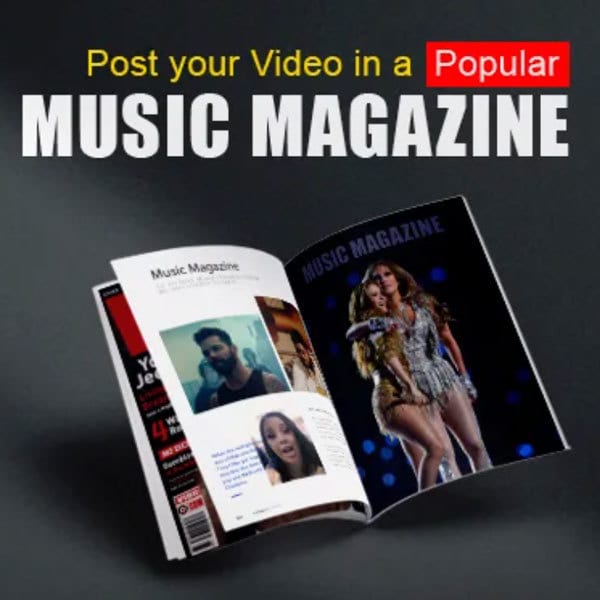 あなたの音楽を世界中の雑誌マガジンで宣伝します 音楽専門雑誌に掲載してグローバルな舞台で注目を集めましょう。 イメージ1