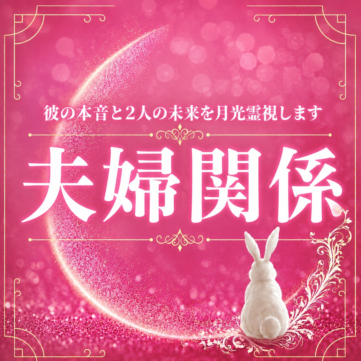 夫婦関係｜夫婦の未来と本音を月光霊視します 夫婦のこれからを月光霊視で読み解きます イメージ1