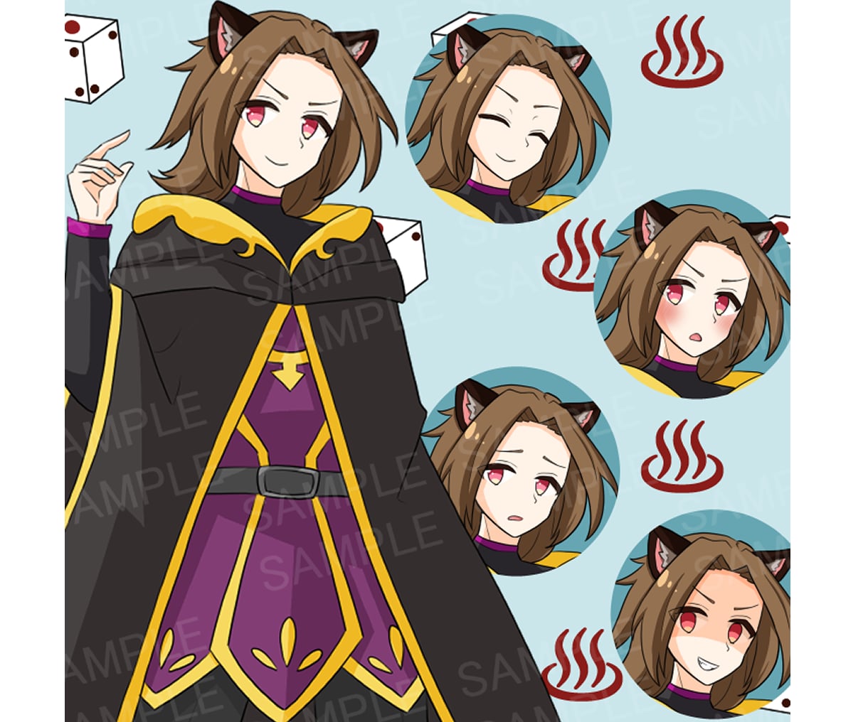 商用可！膝上までの立ち絵を描きます オーダーメイドの立ち絵を制作します イメージ6