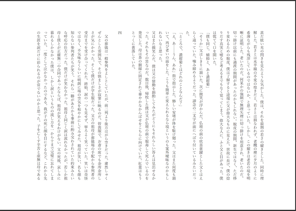 あなたの作品の校正・加筆を行います より明瞭に、より繊細に、より華やかな作品に進化させます イメージ9