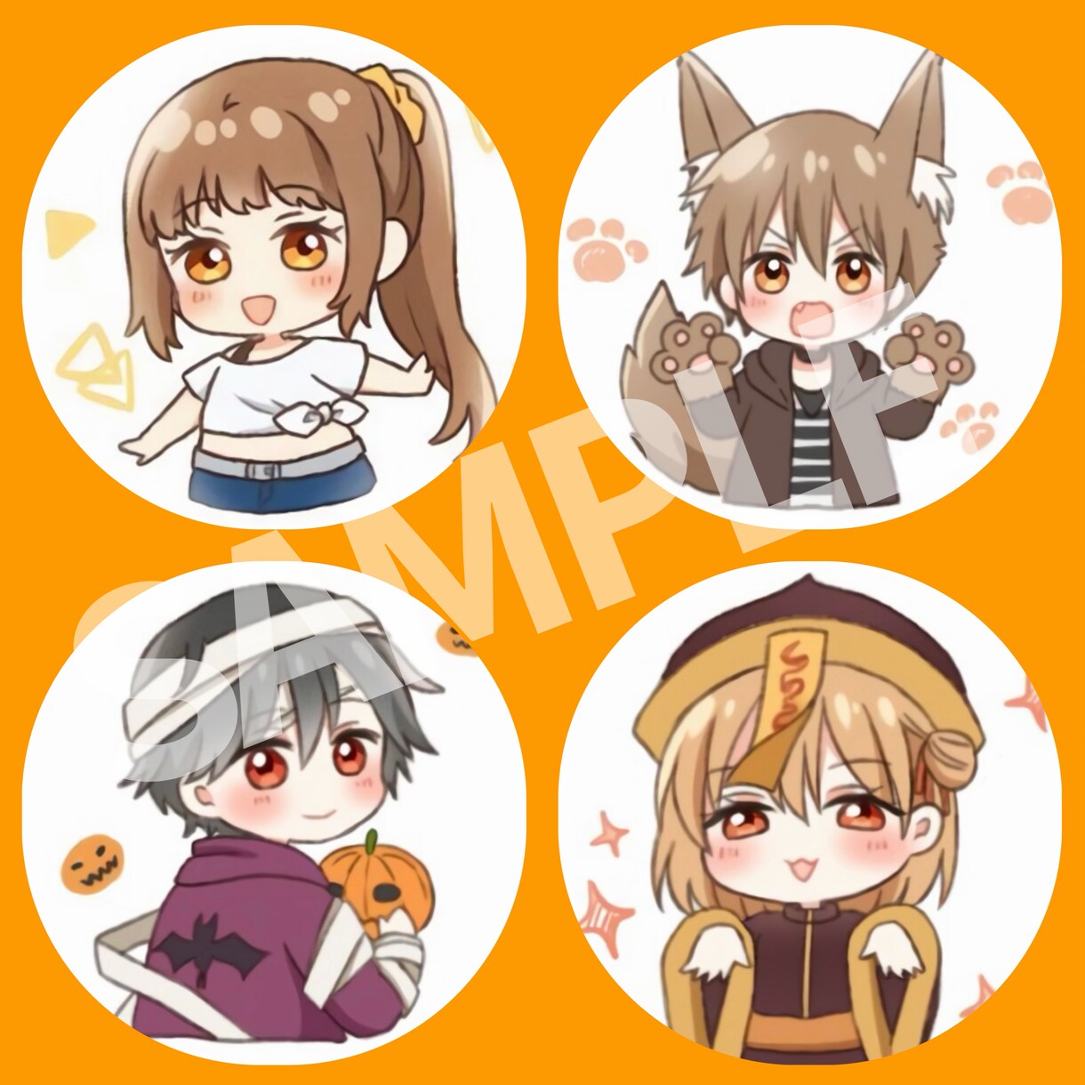 SNSアイコン用✿ふんわりゆるかわイラスト描きます 最短3日★あなただけの可愛いデフォルメキャラをお届けします イメージ4
