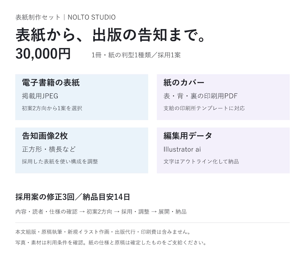 電子書籍と紙の表紙・告知画像まで制作します 初案2方向・修正3回。告知画像2枚と編集用ai付き イメージ7
