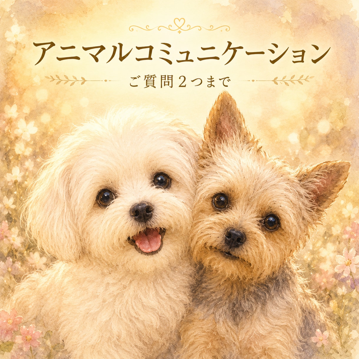 心に寄り添うアニマルコミュニケーションをします 〜【ご質問2つまで】ペットロス、今を生きるペットさんに〜 イメージ1