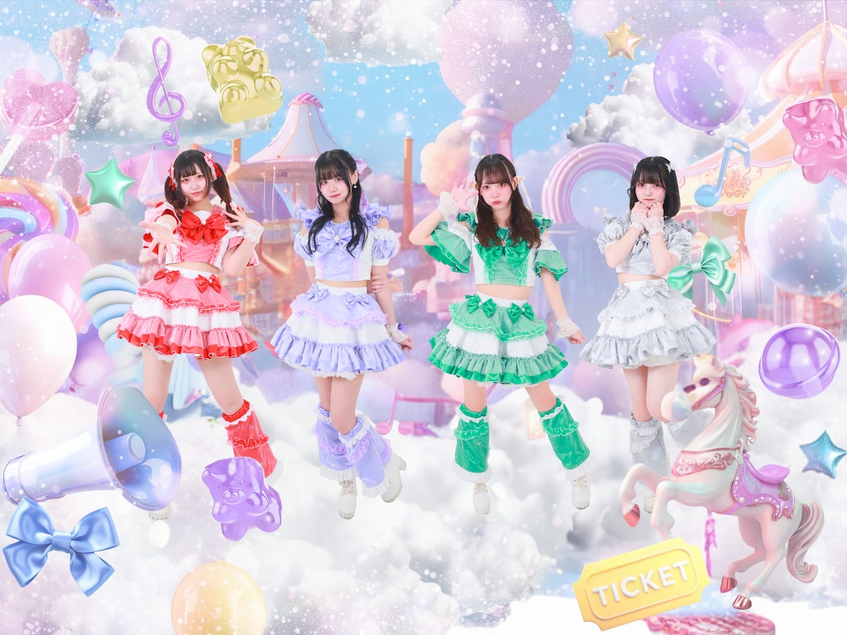 かわいいアイドルアー写作成いたします かわいいアーティスト写真を安価で作成したい方へ イメージ1