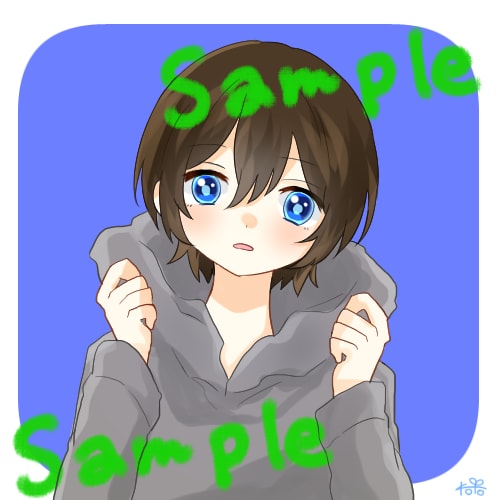 シンプルで可愛いアイコン制作します SNSで使用するアイコンを描きます！【版権/オリジナル】 イメージ4