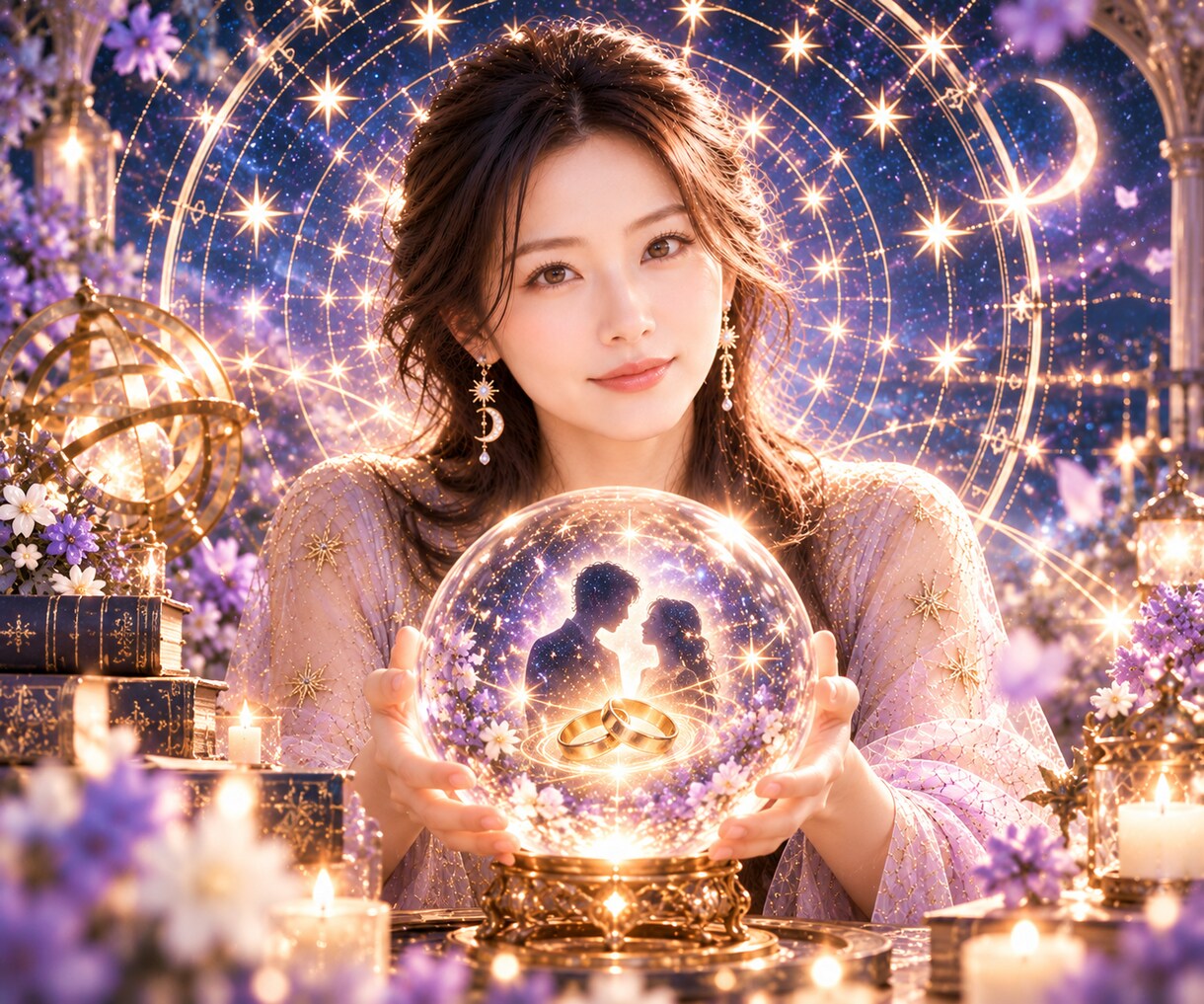 彼との未来と二人の結婚運を星から深く読み解きます この恋のその先へ｜二人の相性・未来・結婚への流れを見つめます イメージ1