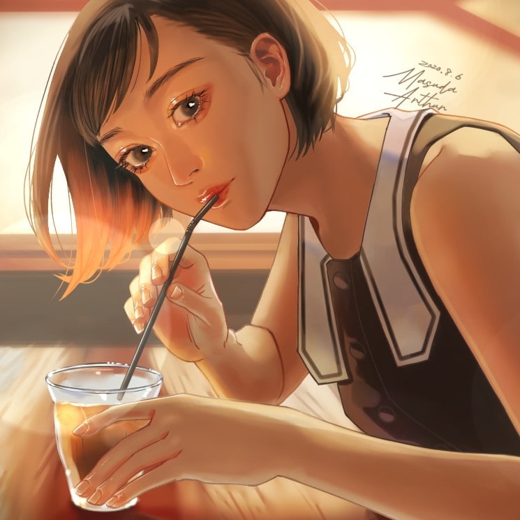商用利用可能◎きれいで繊細な厚塗りイラスト描きます アイコン、一枚絵、立ち絵、表紙、挿絵、サムネ等承ります イメージ2