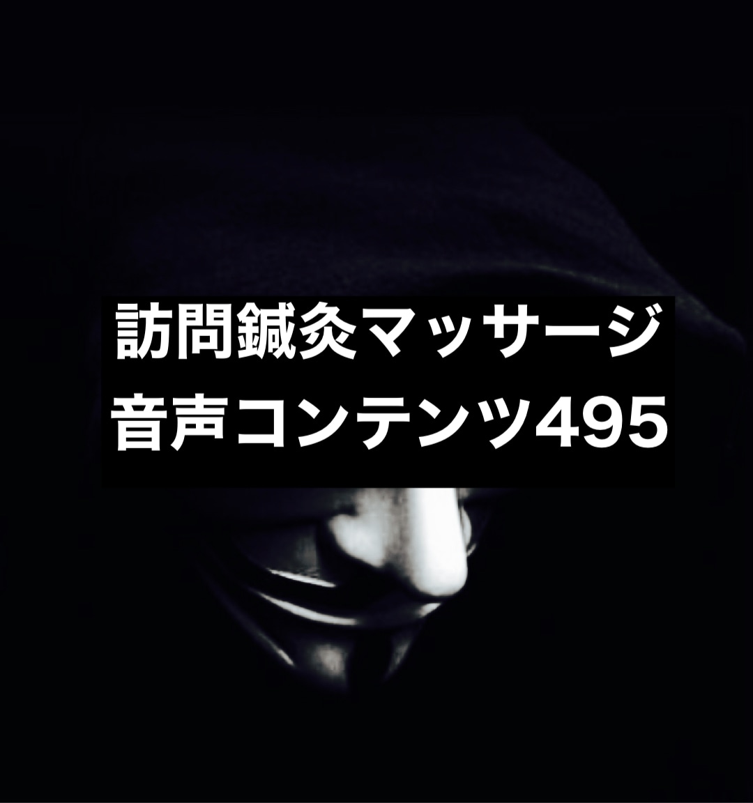 訪問鍼灸マッサージ音声コンテンツ４９５を販売します ★業界のノウハウを網羅した495本の音声コンテンツ！ イメージ1