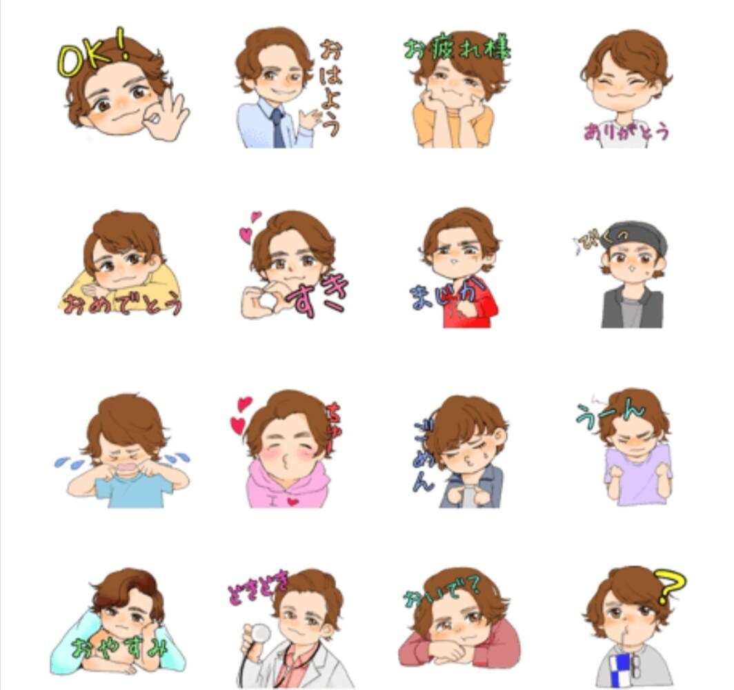 似顔絵、アイコン、LINEスタンプ描きます アナログ:水彩他デジタル:アニメ塗り、厚塗り、モノクロ イメージ6