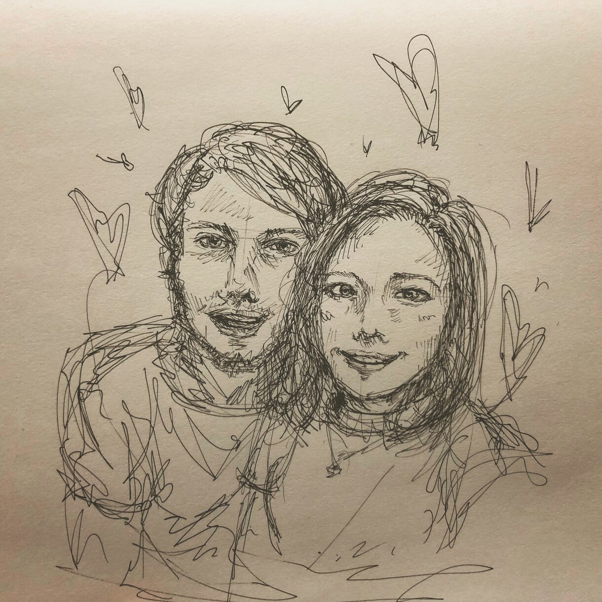 似顔絵描きます 結婚式、誕生日やイベント、手軽なプレゼントに！ イメージ6