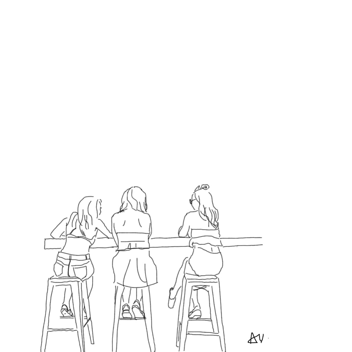 写真から唯一無二のオリジナル線画を描きます アイコン、線画素材、ブライダル、SNS素材、壁紙など イメージ5