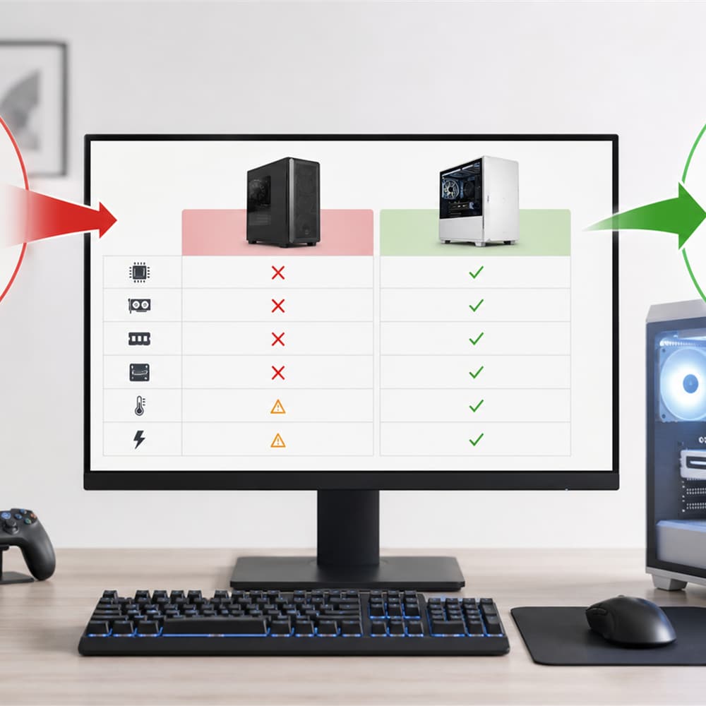 PCゲーム不調の原因を診断します 落ちる・重い・カクつくを切り分けます イメージ2