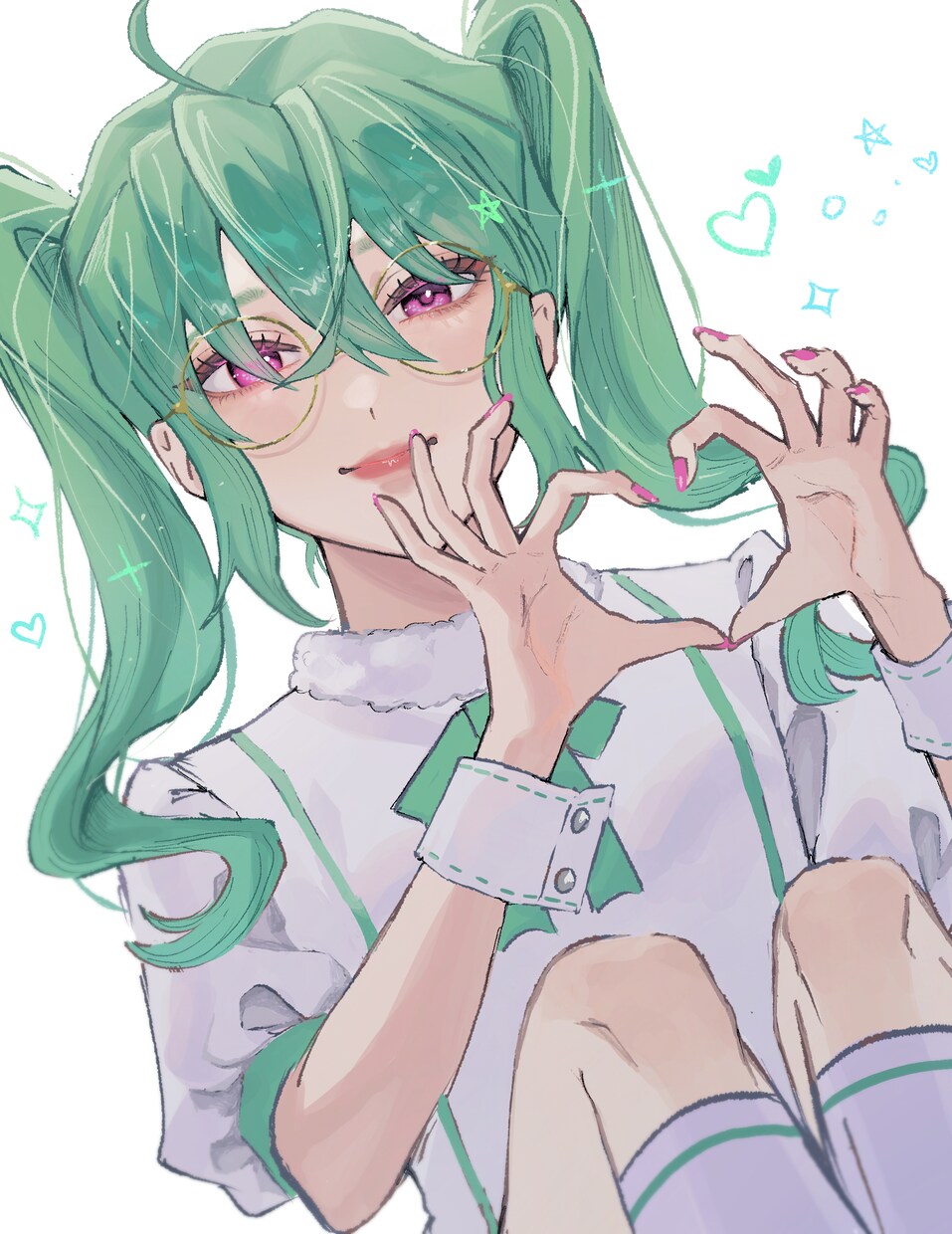 可愛らしい少女のイラスト・キャラデザできます うちの子資料作りませんか？VTuber3面図も描けます！ イメージ4