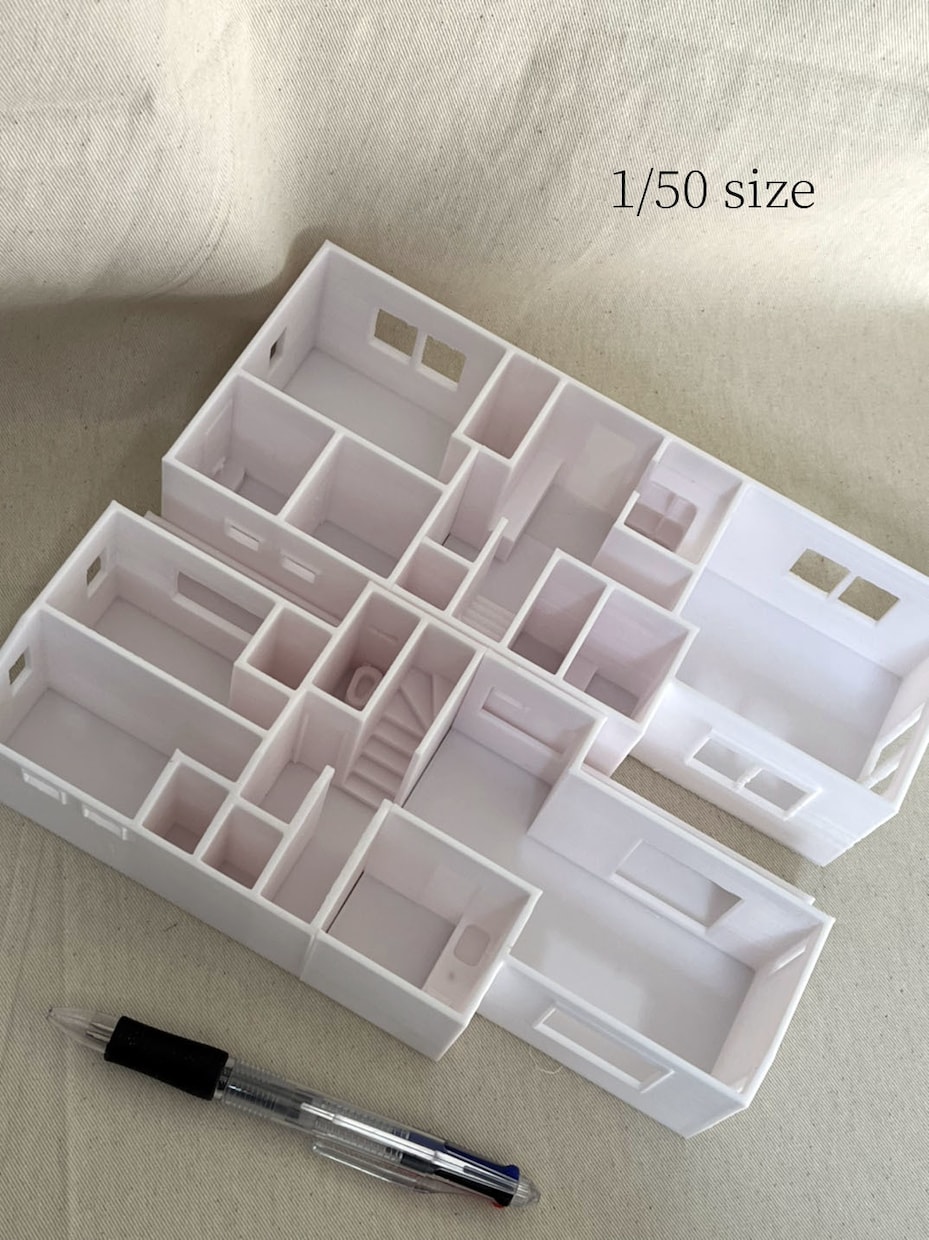 3Dプリンターで建築模型を作ります ご自宅や店舗を3Dプリンターで立体模型にしませんか？ イメージ2