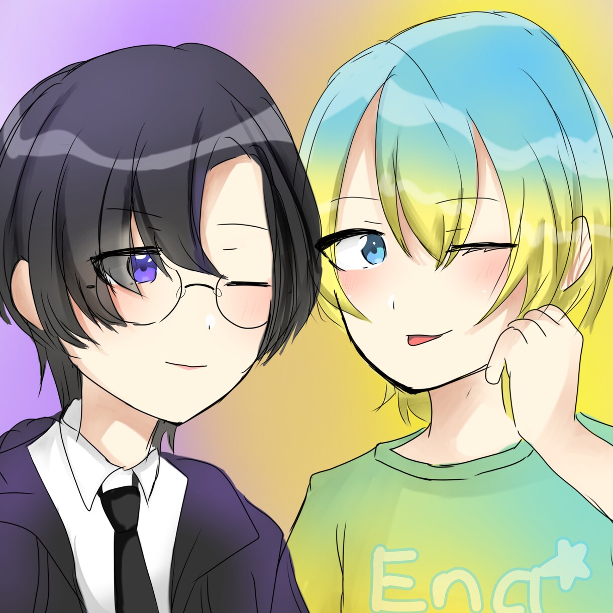 アイコンサイズの人物イラストを制作します あなたのコテキャや、イメージがアイコンになる。 イメージ3