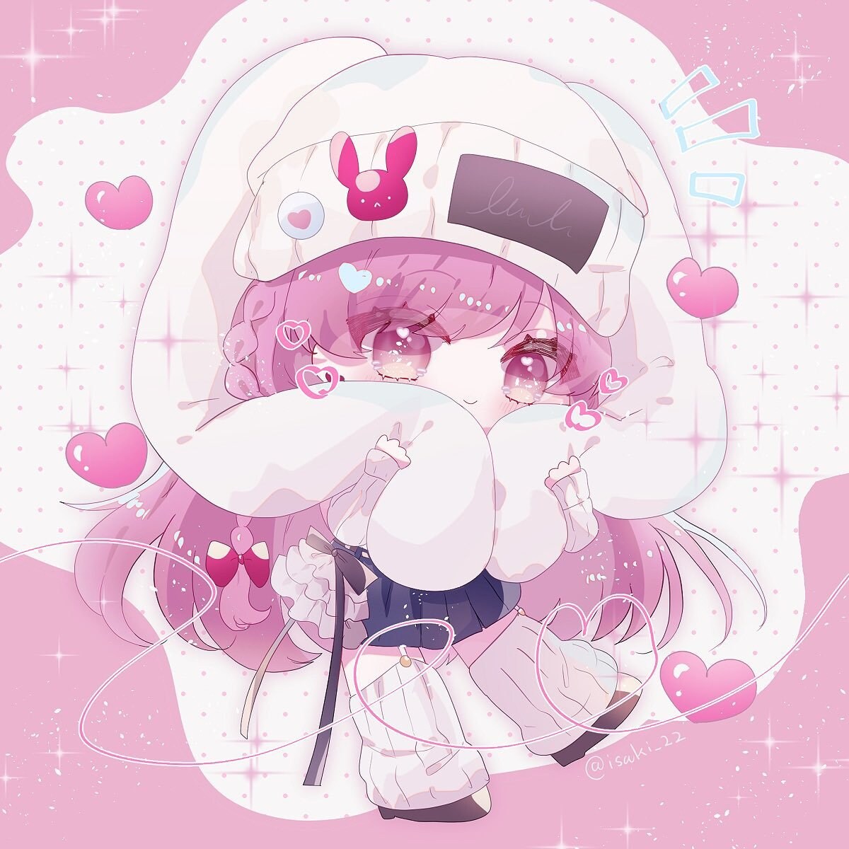 あなただけの可愛いミニキャラ描きます 思い出やグッズ制作にも！キュートな一枚を制作いたします イメージ1