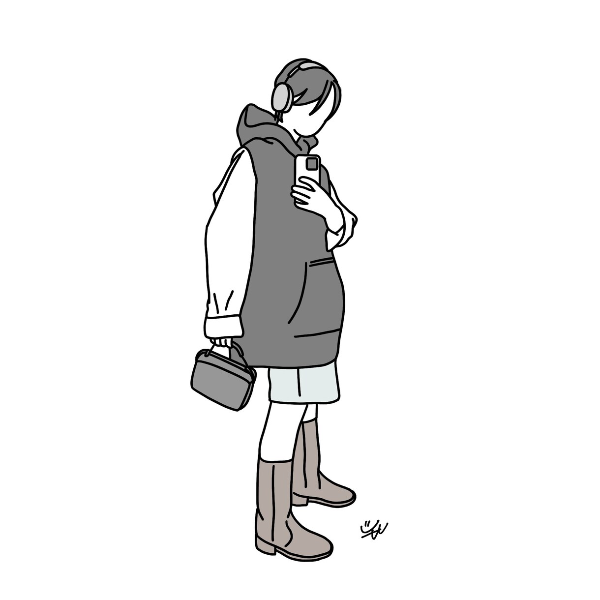 シンプルなイラスト描きます 淡い色味がお好きな方におすすめ イメージ3