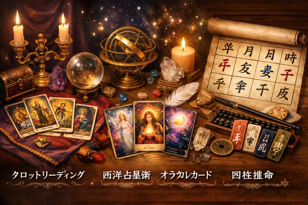 お好きなことを1つ占います 気になることを自由に1つご相談ください。 イメージ1