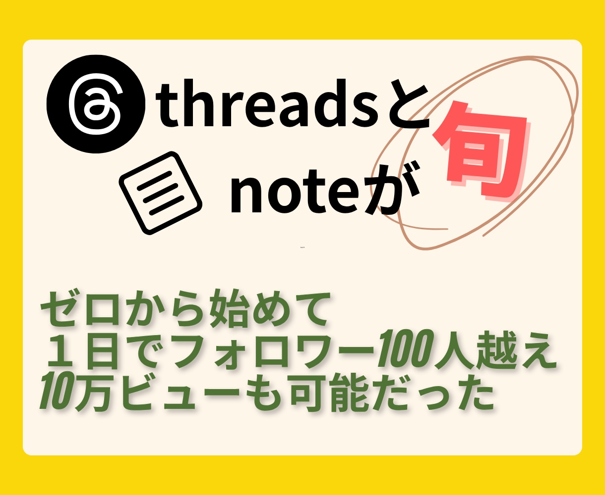 注目！threadsで成功の３つのポイント教えます AI活用♪threadsとnote連携で認知度アップ イメージ2