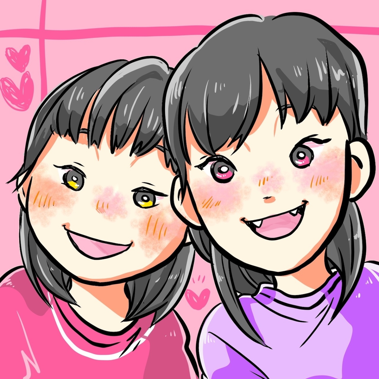 あたたかい雰囲気のSNSのアイコンなどを描きます やさしい雰囲気のSNS、ブログなどで使えるイラスト！ イメージ1