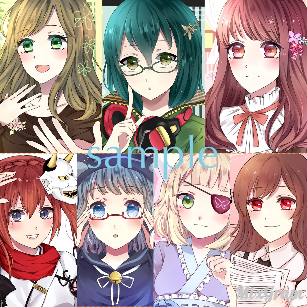 アイコン・ヘッダーイラストお描きします SNSなどに使えるアイコン・ヘッダーなどに！ イメージ2